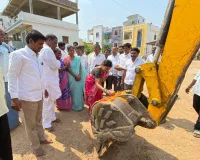 సీసీ రోడ్డు పనులు ప్రారంభం 