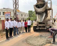 రిగిలో రోడ్డు మరమ్మతులు ప్రారంభం 