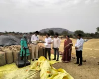 ధాన్యం కొనుగోలు కేంద్రాల  ఆకస్మిక తనిఖీ   