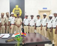 పోలీసు సిబ్బంది ఎండ తీవ్రత నుండి జాగ్రత్తలు పాటించాలని 