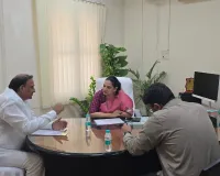 అభివృద్ధి పనులపై  ఎమ్మెల్యే గాంధీ సమీక్ష సమావేశం 