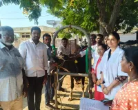 ఇంద్రపాలనగరంలో సమగ్ర పశు సంవర్ధక చికిత్సా శిబిరం