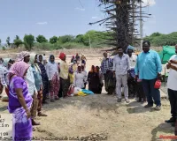 కొమ్మయిగూడెంలో ఉపాధి హామీ పనులను పరిశీలించిన ఎంపీడిఓ
