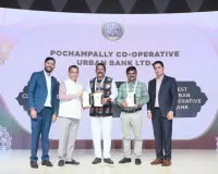 తడక రమేష్ కు జాతీయ ఉత్తమ చైర్మన్ ఆఫ్ ది ఇయర్ అవార్డు. -జాతీయ స్థాయిలో పోచంపల్లి బ్యాంక్ కు మూడు పురస్కారాలు.  