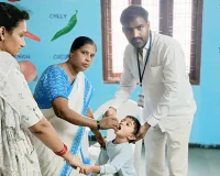పల్స్ పోలియో కార్యక్రమంలో పాల్గొన్న సామాజిక కార్యకర్త చేపూరి శంకర్