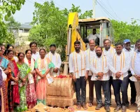 డ్రైనేజీ పనులకు శంకుస్థాపన