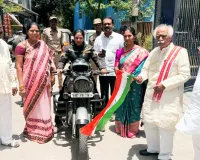 భాంధవి లడాఖ్ బైక్ యాత్రక