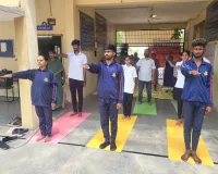 రామన్నపేట ప్రభుత్వ డిగ్రీ కళాశాలలో ఘనంగా యోగా దినోత్సవం