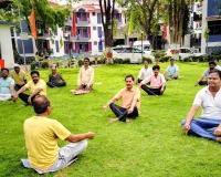 ఆరోగ్యవంతమైన సమాజ నిర్మాణానికి యోగా అవసరం: బీజేపీ నాయకులు