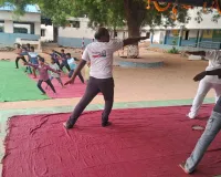 హుస్నాబాద్ జడ్పీ బాలుర హైస్కూల్‌లో ఘనంగా యోగా దినోత్సవం