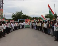 ప్రభుత్వ విప్ వీరేశం చిత్రపటానికి పాలాభిశేకం