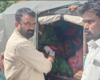 మృతుడి కుటుంబానికి ఆర్ధిక సహాయం చేసిన సర్పంచ్ 