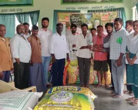 బ్రాహ్మణపల్లి లో రైతులకు విత్తన మేళా 
