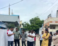 అభివృద్ధి పనులు పరిశీలించిన మిర్యాలగూడ చైర్ పర్సన్ చిలుకూరి సుధా బాలకృష్ణ