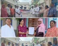 11వ వార్డులో ఇంటింటి ఎస్‌ఐఆర్ ఫారాల పంపిణీ