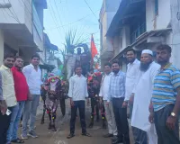 ఎడ్లబండ్ల ఊరేగింపులో పాల్గొన్న మున్సిపల్ చైర్ పర్సన్ రజిత వెంకటేష్