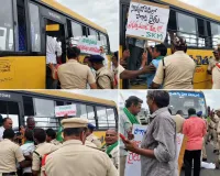 ఒంగోలు హైవే-16 దిగ్బంధించిన పొగాకు రైతులు.. గిట్టుబాటు ధర కోసం ఆందోళన