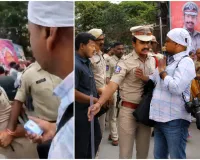 అక్రిడేషన్ కార్డుకు విలువ లేదా..?.. బల్కంపేట ఘటనపై జర్నలిస్టుల ఆగ్రహం