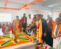 అయ్యప్ప స్వామి ప్రాణ ప్రతిష్ఠ మహోత్సవంలో పాల్గొన్న ఎమ్మెల్యే  రామ్మోహన్ రెడ్డి