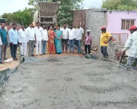 దుద్దెనపల్లిలో సిసి రోడ్డు పనులు ప్రారంభం