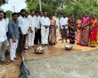 మాలపల్లిలో సిసి రోడ్డు పనులు ప్రారంభం