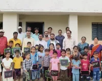 గర్రెపల్లిలో  సామూహిక అక్షరాభ్యాసం