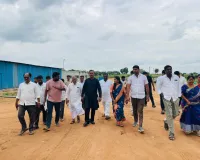 యంగ్ ఇండియా ఇంటిగ్రేటెడ్ పాఠశాల నిర్మాణ పనులను పరిశీలించిన ఎమ్మెల్యే  రామ్మోహన్ 