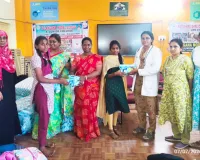 మోడల్ స్కూల్ విద్యార్థినులకు శానిటరీ ప్యాడ్ల పంపిణీ