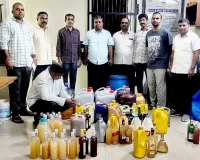 యూట్యూబ్‌లో నేర్చుకుని అక్రమ వైన్ తయారీ