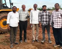 ఏటీసీ సెంటర్ భూమి పూజకు ముమ్మరంగా  ఏర్పాట్లు 