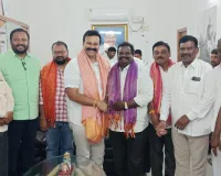 రాచకొండ శ్రీనివాసును అభినందించిన ఏఐసిసి నాయకులు రామ్ రెడ్డి సర్వోత్తమ రెడ్డి