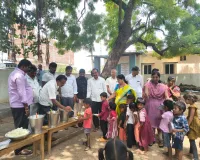 కొత్తపల్లి పాఠశాలలో ఎన్‌సీఎం ఫౌండేషన్ సేవా కార్యక్రమాలు