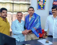 రామన్నపేట నూతన సిఐ మొలుగూరి రవికి సన్మానం