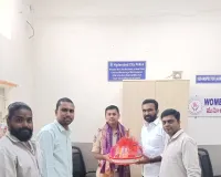 నూతన సబ్ ఇన్ స్పెక్టర్ కు సన్మానం 