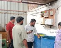 కల్తీ అల్లం పేస్ట్ తయారీ కేంద్రంపై దాడి