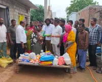 ప్రమాద బాధిత కుటుంబానికి అండగా కూతాటి విజయభాస్కర్