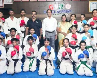 కరాటే జాతీయ పోటీలకు జివిఆర్ అకాడమీ విద్యార్థులు