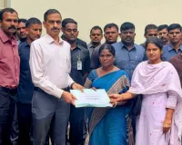 తోటి సిబ్బంది మానవత్వం.. జవాన్ కుటుంబానికి రూ.5.20 లక్షల చేయూత