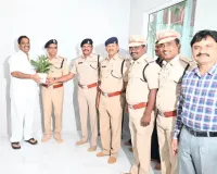 ఎమ్మెల్యే మల్ రెడ్డి ని కలిసిన టీజీఎస్పీ  మూడో బెటాలియన్ అధికారులు 