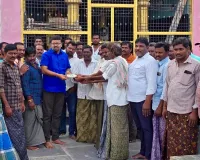 వాల్మీకి విగ్రహ ఏర్పాటుకు రూ.లక్ష విరాళం.. ఆలం వెంకట నరసానాయుడు