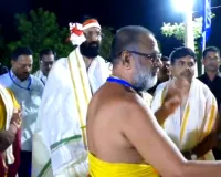 నాగార్జునసాగర్‌లో వరుణ యాగం.. మంత్రి ఉత్తమ్ కుమార్ రెడ్డి దంపతుల ప్రత్యేక పూజలు