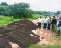 11వ వార్డులో  రోడ్ల మరమ్మతు 