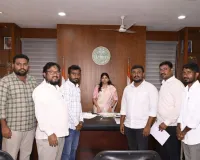కలెక్టర్‌ ను మర్యాద పూర్వకంగా  కలిసిన టీజేఏ జిల్లా నూతన కమిటీ