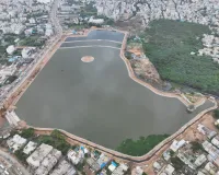 వర్షాలతో ఉప్పల్ నల్లచెరువుకు జలకళ