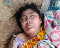 మిర్యాలగూడ రోడ్డు ప్రమాదంలో మహిళ మృతి