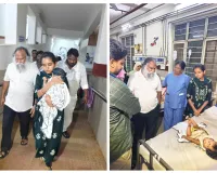 చంటిపాపను ఎత్తుకొని.. అర్ధరాత్రి ఆస్పత్రికొచ్చిన తల్లికి అండగా నిలిచిన జగ్గారెడ్డి