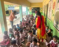 ప్రభుత్వ పాఠశాల తనిఖీ చేసిన సర్పంచ్ 