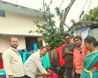 మృతుడి కుటుంబానికి ఆపన్న హస్తం