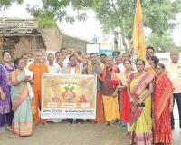 మేచరాజుపల్లిలో శ్రీరామ హృదయ కలశానికి ఘన స్వాగతం