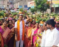 బోనాల ఉత్సవాల్లో పాల్గొన్న బిజెపి రాష్ట్ర కార్యవర్గ సభ్యుడు సురేందర్ రెడ్డి 